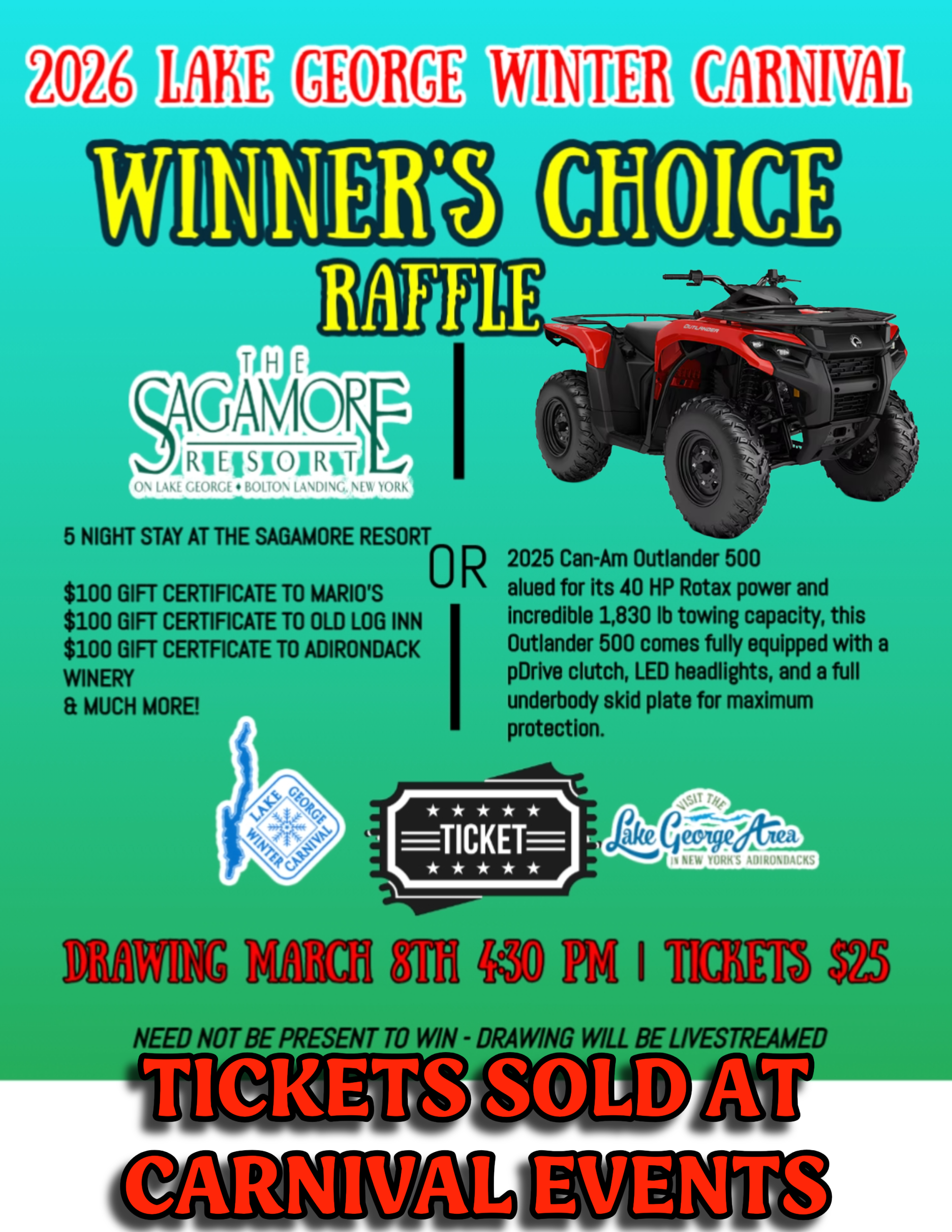 2026 Winner's Choice Raffle