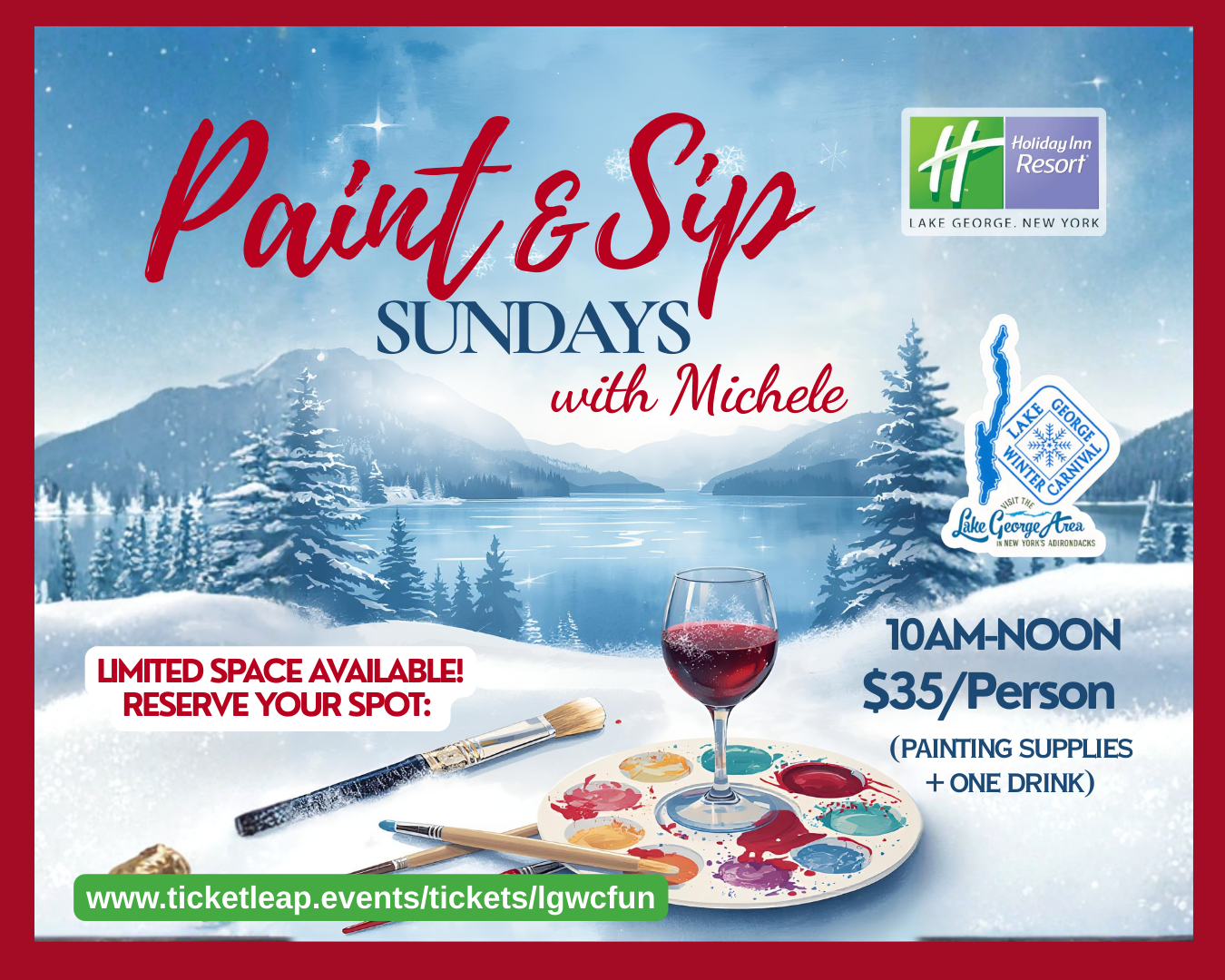 Paint & Sip Sundays with Michele